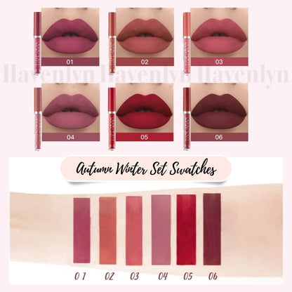 Havenlyn Everlasting Liquid Lipstick Matte (Set of 6)